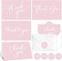Afniimyapt 100 Pack Thank You Cards with Envelopes and Stickers 6x8 Inches Thank