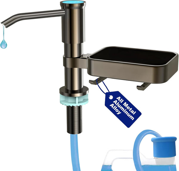 Soap Dispenser for Kitchen Sink, Built in Sink Soap Dispenser with Sponge