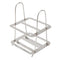 uxcell Microscope Slides Rack, 26 Positions Stainless Steel Staining Rack for Research Experiments, Silver Tone