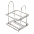 uxcell Microscope Slides Rack, 26 Positions Stainless Steel Staining Rack for Research Experiments, Silver Tone