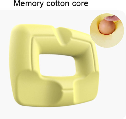 Generic (45x33x7cm/17.72x13x2.76in, Orthopedic Seat Cushion for Hemorrhoid Relief - Breathable Memory Foam Chair Pad
