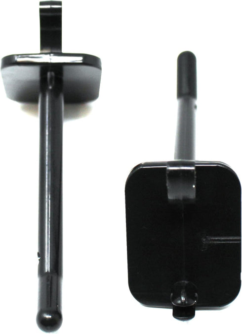 JSP Manufacturing 2" Plastic Pegboard Hooks, Black for Garage, Tools, Storage, Organization, and Crafts (25)