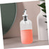 500ml 16oz Mouthwash Dispenser Kit with Glass Cup Glass Bathroom Accessories for Home Use Includes Pour Spout for Easy