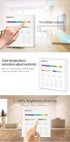 B4 4-Zone 3V,Only Bulb,Spotlight,Downlight,Flood FUT037 FUT038 LGIDTECH Wall-Mounted Smart Panel Controller DC Work