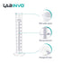 500ml Graduated Cylinder Set, 2pcs Blue Printed Plastic Measuring Cylinders with Spout