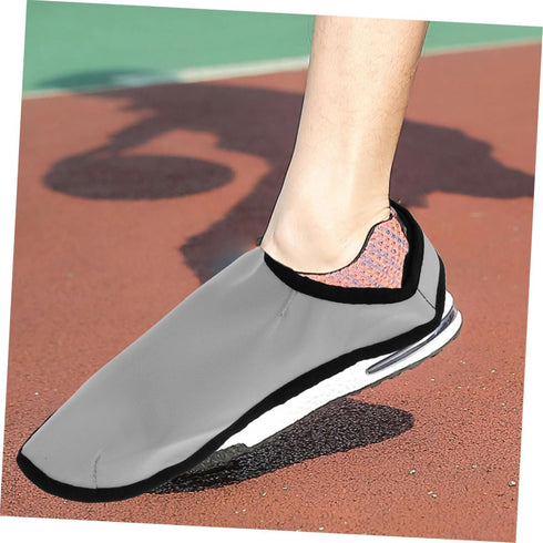 Generic 2 Pairs Reusable Non Slip Barber Shoe Covers for Hair Stylists Protective Haircut Shoe Protectors Ventilated