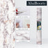 85" x15.8" White Brown Marble Contact Paper, Glossy Peel and Stick Wallpaper for Kitchen and Bathroom Countertops