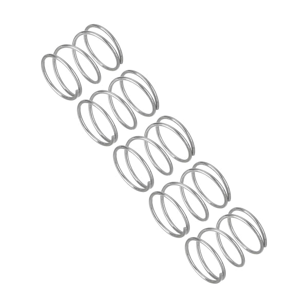 uxcell 5Pcs Compression Spring, Wire Diameter 0.035", OD 0.51", 304 Stainless Steel Coil Mechanical Compressed Spring