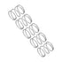 uxcell 5Pcs Compression Spring, Wire Diameter 0.035", OD 0.51", 304 Stainless Steel Coil Mechanical Compressed Spring