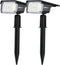 LEREKAM Solar Spot Lights, IP65 Waterproof 40 LEDs Landscape Spotlights,USB & Solar