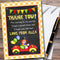 The Card Zoo Clown in Car Personalized Childrens Birthday Party Thank You Cards