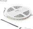 5050 White(6000K-7000K) 150RGB+150White 5m 16.4ft 60LED/m IP65 10mm DC12V BTF-LIGHTING RGBW RGB+Cool LED Tape Light