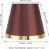 E27 Lamp Shade for Table, Modern Fabric Small Drum Lamp Shade Vintage Spider Fitter Desk Floor Lampshade Replacement