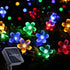 ITICdecor Solar Flower String Lights Outdoor Waterproof 50 LED Solar Powered Fairy