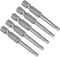 uxcell 5 Pcs H3 Magnetic Hex Head Screwdriver Bits, 1/4 Inch Hex Shank, 2-inch Length S2 Power Tools