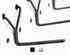 Steel Pegboard Hooks 100-Pack, 2" L Hook, Black - Fits Any Peg Board for Organizing Tools and Accessories