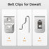 Belt Clips for Dewalt, 8pcs 304 Stainless Steel Drill Clips with Screws for 20V Power Tools