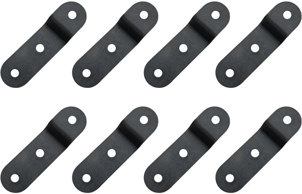 JCBIZ 8PCS Z-Type Connecting Fixed Angle Brackets Stainless Steel Clamp On Corner Brackets