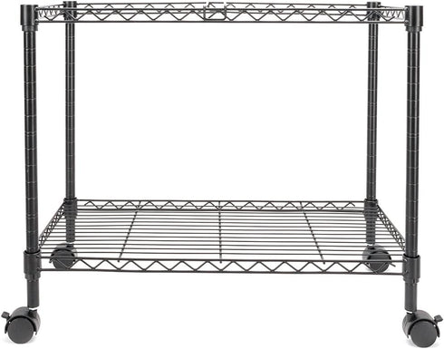 Zippem 24w 13d 18h, Single-Tier Rolling File Cart, x x Black (US Stock)