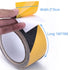 Anti Slip Tape, High Traction Strong Grip Abrasive, Indoor & Outdoor (2" Width x 190" Long, Hazard - Black and Yellow)