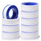 8 Rolls Teflon Tape, Plumbers Tape (1/2 Inch X 520 Inches), PTFE Sealant Tape for Shower Head, Water Pipe, Thicker