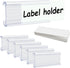 Wire Shelf Label Holders, 30 Pack Plastic Clips Compatible with Metro 1-1/4in Shelves for Label Display