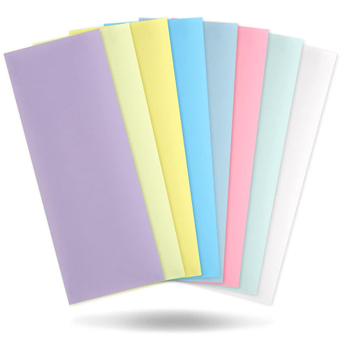 Lapping Microfinishing Film with PSA, Set of 8 Polishing Sheets 4.25’’ x 11’’ for Scary Sharp Sharpening System