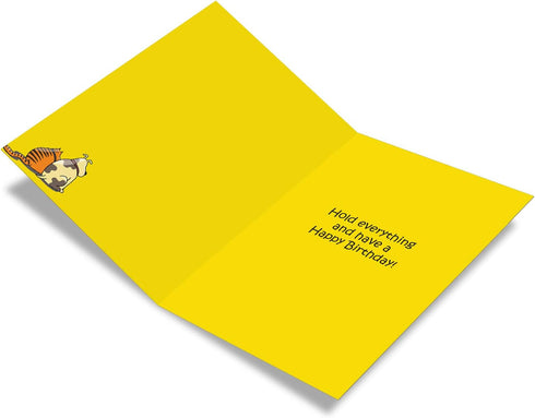 NobleWorks Funny Birthday Card - Hilarious Cartoon Notecard with Envelope, Bday Celebration