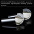 1/2-inch 7/8-inch 2-Flute, 2Pcs (1/2 7/8) Shank, Cutting Dia, Carbide Tipped Groove Round Nose Core Box Router Bit, x