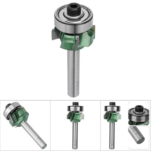 CMT Router Bits, Banding Trimmer Routers, Bevel Top Trim Router Woodworking Milling Cutter, 4 Teeth Trimming Cutter