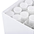 uxcell Centrifuge Tube Freezer Storage Box, 16 Places Cardboard Holder Rack for 50ml Microcentrifuge Tubes, White (2pcs)