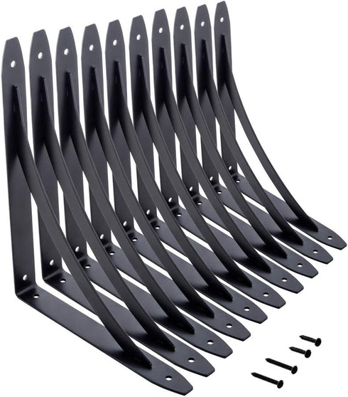 HOME MASTER HARDWARE 9 3/4 inch Decorative Shelf Brackets Shelf Support Corner Brace Joint Right