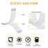 Heavy Duty Picture Hanging Strips - 15-Pairs (30 Strips) Damage Free Adhesive Hook and Loop Mounting Tapes