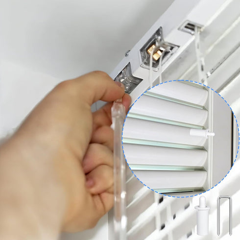 Set 20PCS 20PCS Plantation Shutter Repair Kit Includes Spring Loaded Shutter Repair Pins and Plantation Shutters