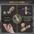 Olive Puller Not Damage The Pipe, Corrosion-Resistant Compression Ring Removal Tool for Brass Pipes NPT 1/2" & NPT 3/4"