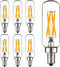 LiteHistory Dimmable LED Bulb, 6W Equal Warm White 2700K, T6 T25 E12 Candelabra Bulb, 600LM, 6 Pack for Chandeliers