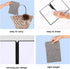 Portable A5 Dry Erase Notebook, 9.4x6.5 Inch Reusable Whiteboard Notebook for Business Home Office
