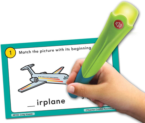 Teacher Created Resources Power Pen Learning Cards: Long Vowels, Model: 6102