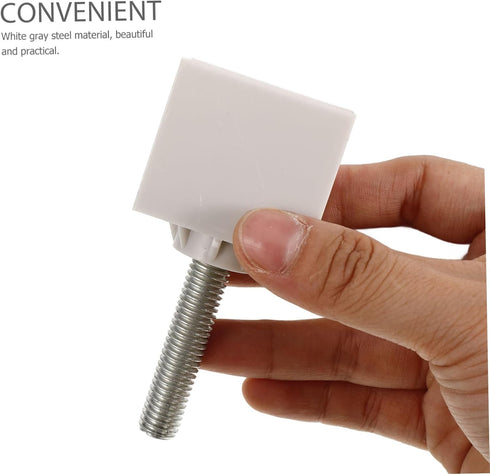 20mm ABOOFAN Heavy Duty Side Table Support Clips under Support Bolt Clips Thread Length Office Furniture Accessories