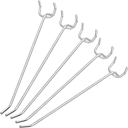 Neiko 53102A 6” Pegboard Hook Organizer Kit, 50 Pack, Hanging Hooks Set for Garage Organization