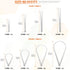 8 Pcs Stainless Steel Long Firm Joint Metal Measurement Kit with Bent-Leg and Straight-Leg Inside Outside Caliper Tools Set for Measuring Pottery Clay Ceramic Sculpture(12" 10" 8" 4")