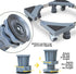 4 400 lbs MaxWorks Adjustable Furniture Dolly with Dual-Locking Wheels, Universal Washing Machine Base Stand, Appliance