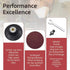 neryera 49-36-0800 2438-20 set 2438-20 2" M9 Polisher Sander For Polisher Sander Parts with Quick Change Disc Pad Wool