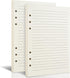 Tofun 2 Packs A5 Refillable Paper for 6-Ring Binders, Planner, Traveller Journal, Notebook,