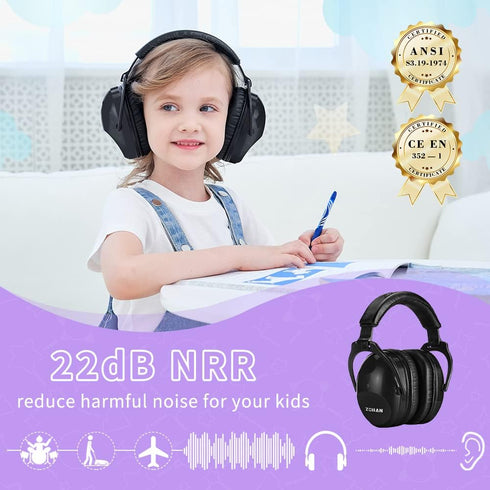 ZOHAN 030 Kids Noise Cancelling Headphones for Autism, Kids Ear Protection