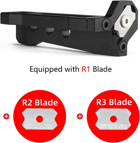 Edge Banding Trimmer - Manual Planer Tool for Woodworking, Quick Edge Chamfer Burr Scraper (R1+R2+R3)
