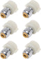 SharkBite 1/4 Inch x 1/2 Inch NPSM Faucet Connector, Pack of 6, Push to Connect Brass Fitting