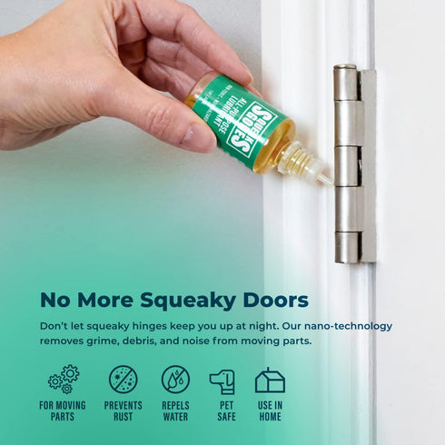 1 oz PlanetSafe Lubricants SqueaksGone Lubricant - - Squeak Fix - Hinge Oil/Garage Door Lubricant - Sewing Machine