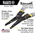 Klein Tools 1009 Multi Tool, Wire Stripper, Crimping Tool, Wire Cutter, Long-Nose Multi-Purpose Electrician Tool by Klein Tools