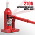 DNA MOTORING 2 tons / 4409.2 lbs Lifting Automotive Welded Hydraulic Bottle Jack for Repair Vehicle, Pickup, Truck, w/Manual Handle, Red, TOOLS-00346 by DNA MOTORING